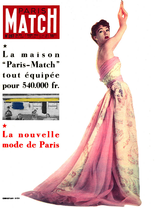 Couverture Paris match numéro 207 de Février 1953