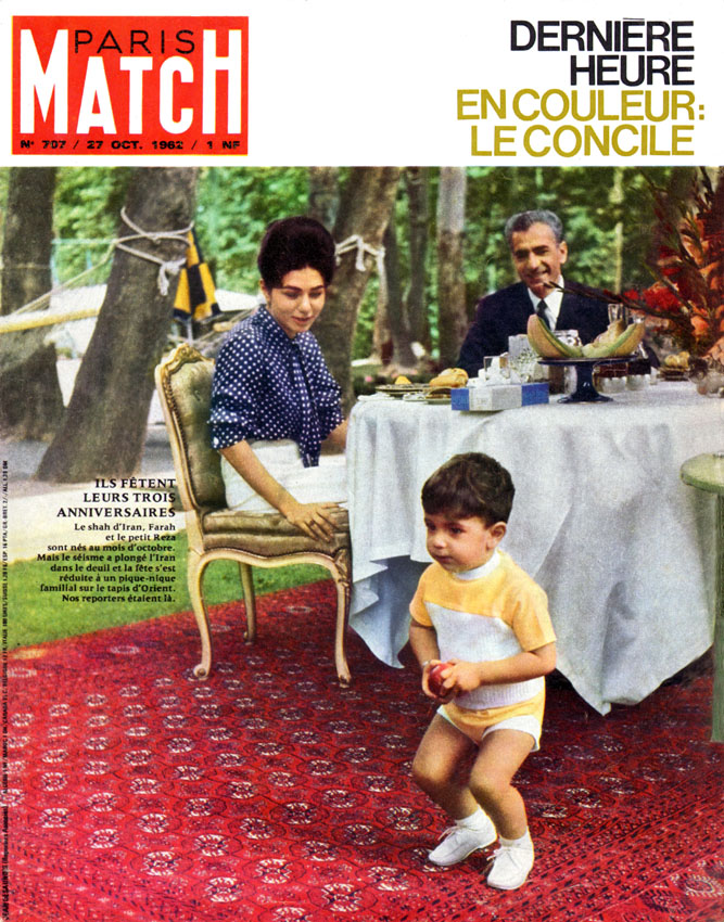 Couverture Paris match numéro 707 de Octobre 1962