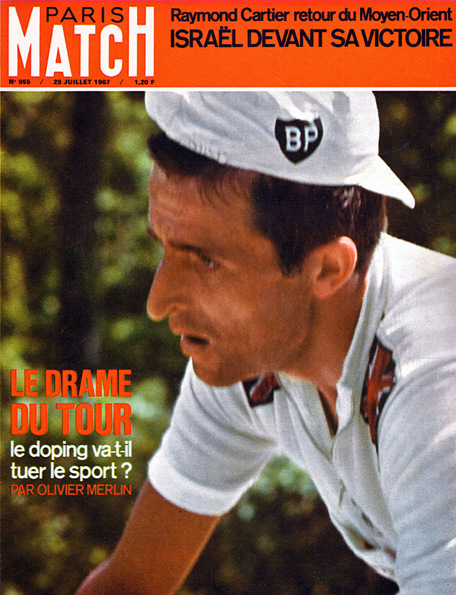 Couverture Paris match numéro 955 de Juillet 1967