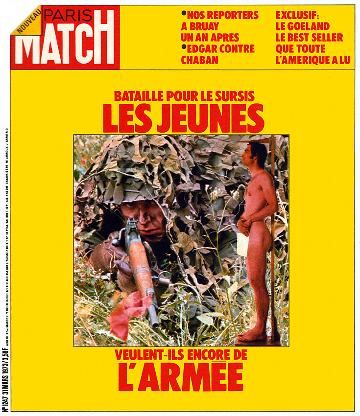 Couverture Paris match numéro 1247 de Mars 1973