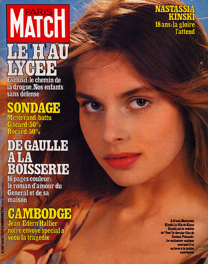 Couverture Paris match numéro 1587 de Octobre 1979