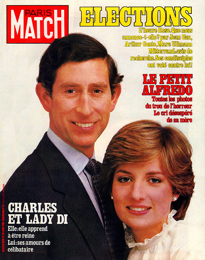 Couverture Paris match numéro 1674 de Juin 1981