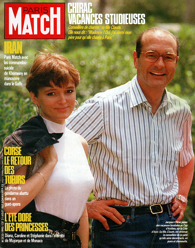 Couverture Paris match numéro 1995 de Août 1987
