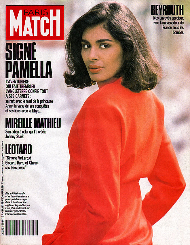 Couverture Paris match numéro 2084 de Mai 1989