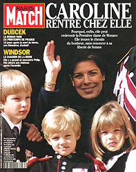 Paris Match couverture numro 2271