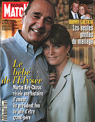 Couverture Paris Match numéro 2445 de Avril 1996