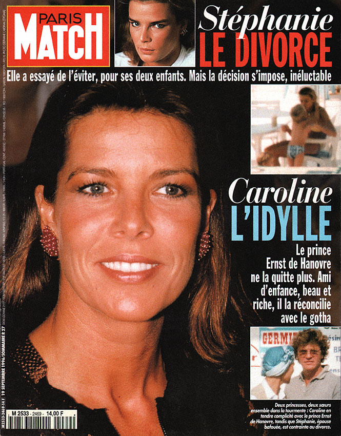 Couverture Paris match numéro 2469 de Septembre 1996