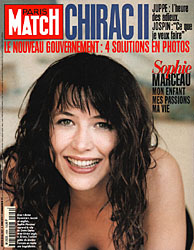 Couverture Paris Match numéro 2506 de Juin 1997