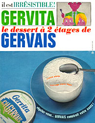 Publicité Gervais 1964
