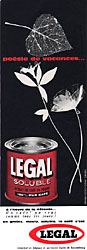 Publicité Legal 1960