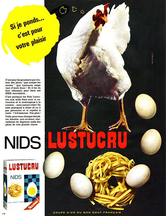 Publicité Lustucru 1963