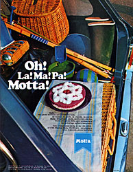 Publicité Motta 1971