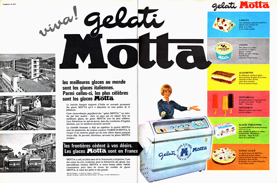 Publicité Motta 1961