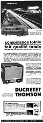 Publicité Ducretet-Thomson 1954