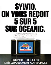 Publicité ITT Oceanic 1987
