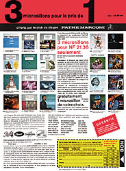Publicité Pathé Marconi 1960