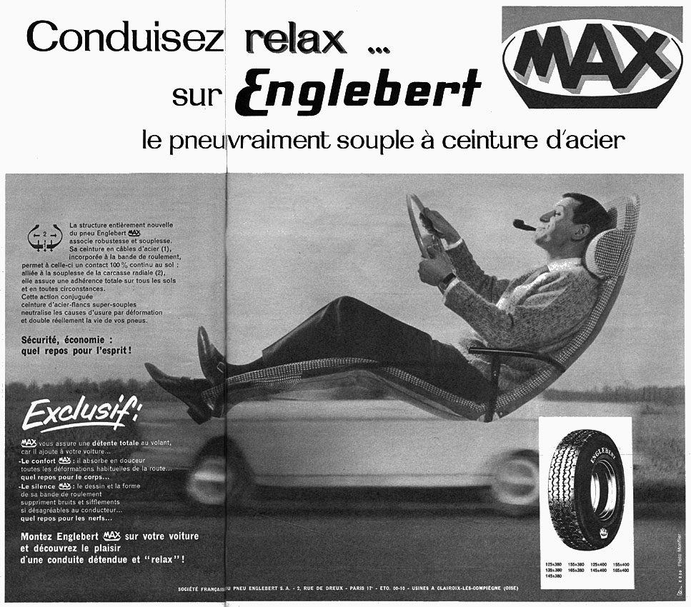 Publicité Englebert 1961