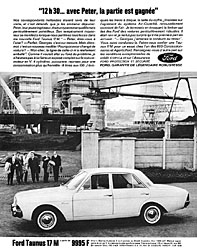 Publicit Ford 1965