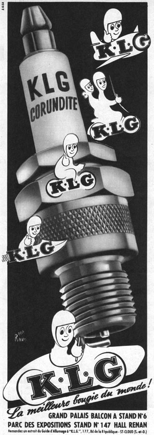 Publicité K.L.G. 1954