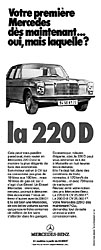 Publicité Mercedes 1971