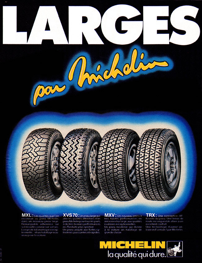 Publicité Michelin 1983