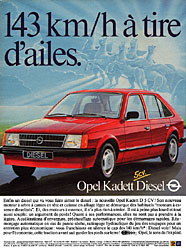 Publicit Opel 1982