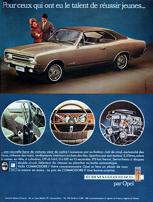 Publicité Opel 1967