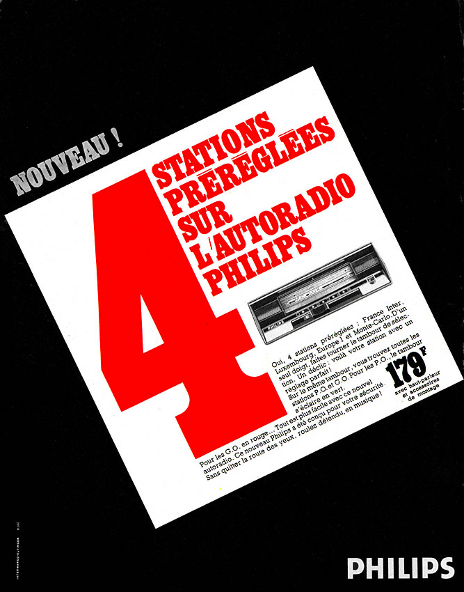 Publicité Philips 1969