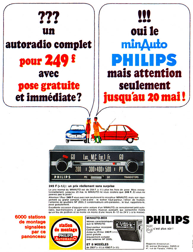 Publicité Philips 1967