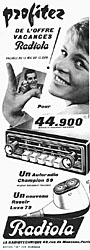 Publicité Radiola 1959