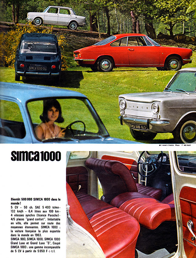 Publicité Simca 1964