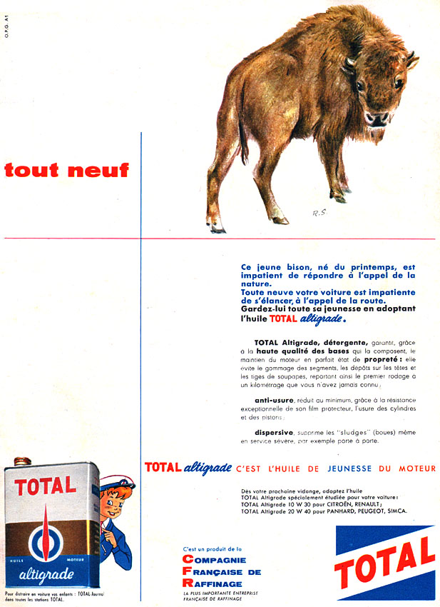 Publicité Total 1959
