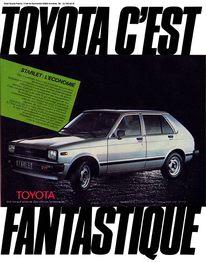 Publicité Toyota 1981