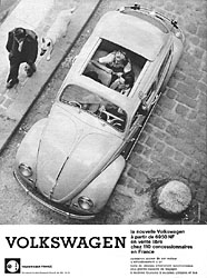 Publicité Volkswagen 1960