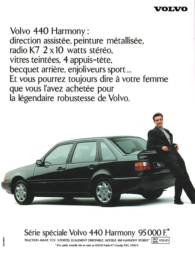 Publicité Volvo 1993