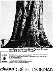 Publicité Crédit Lyonnais 1965