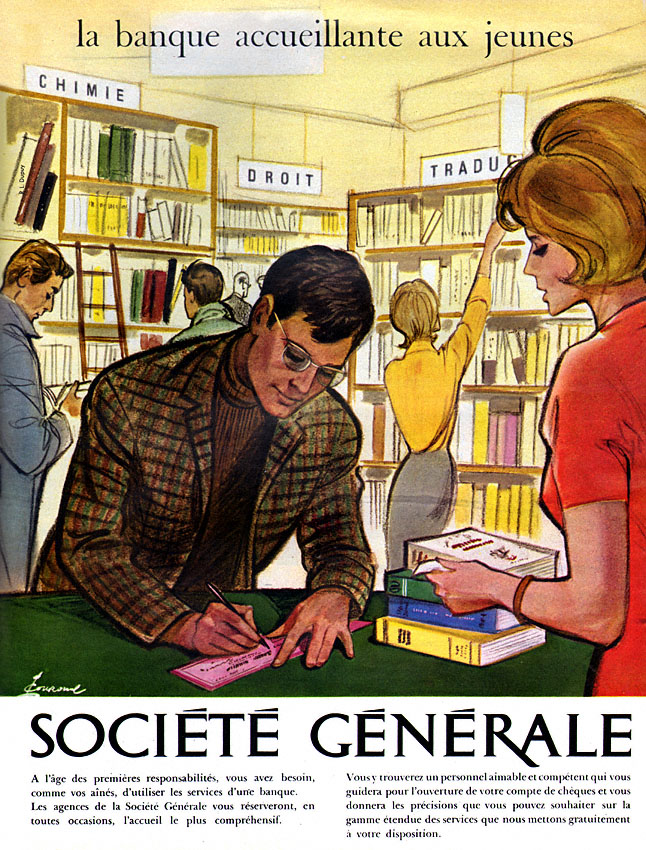 Publicité Socit Gnrale 1963