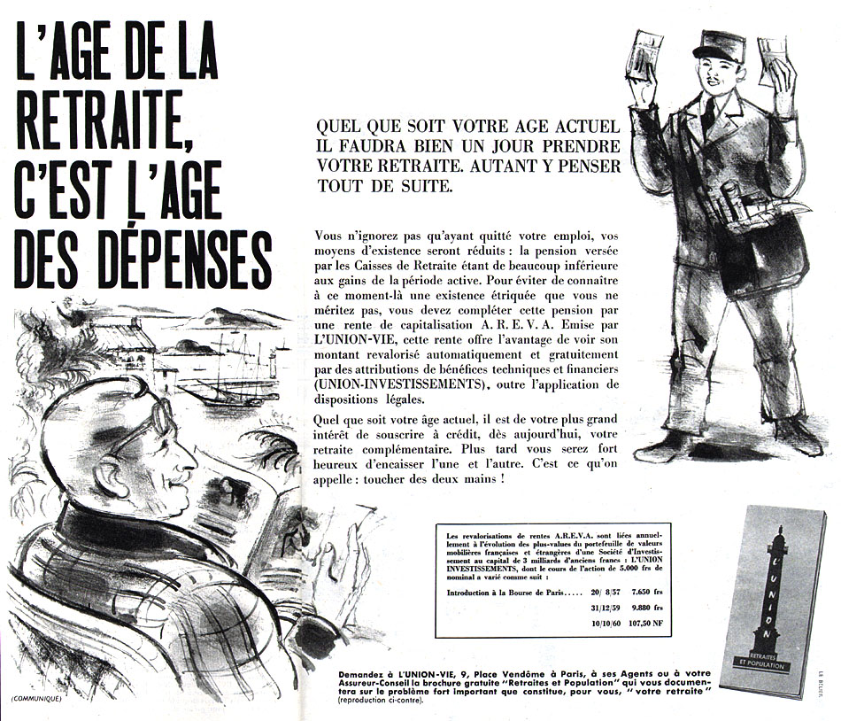 Publicité L'Union 1960