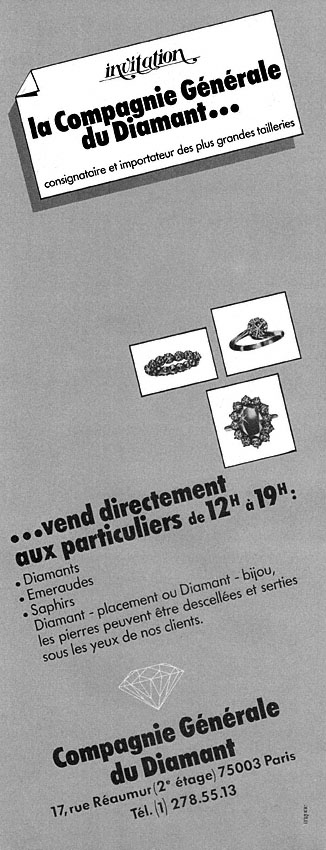 Publicité Diamant 1979