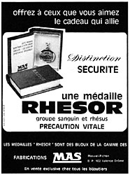 Publicité Rhesor 1965