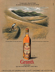 Publicité Grant's 1996