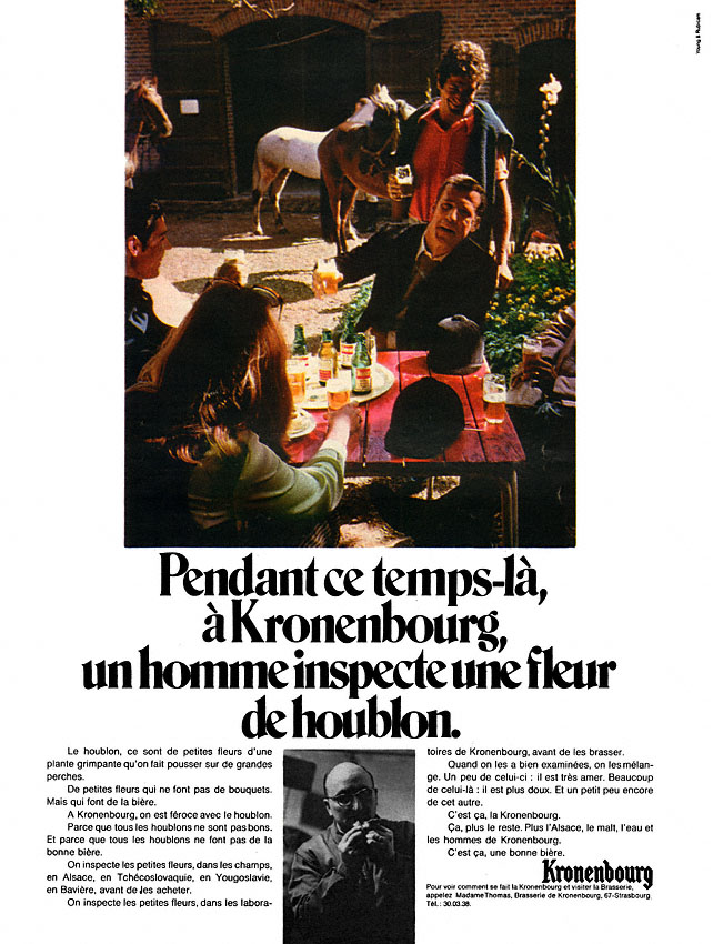 Publicité Kronenbourg 1969
