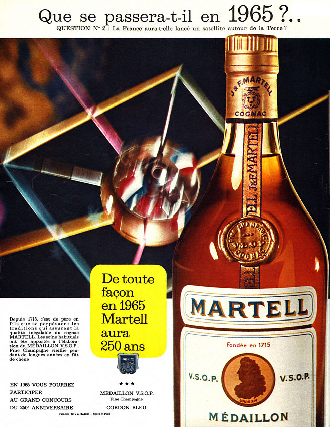 Publicité Martell 1964