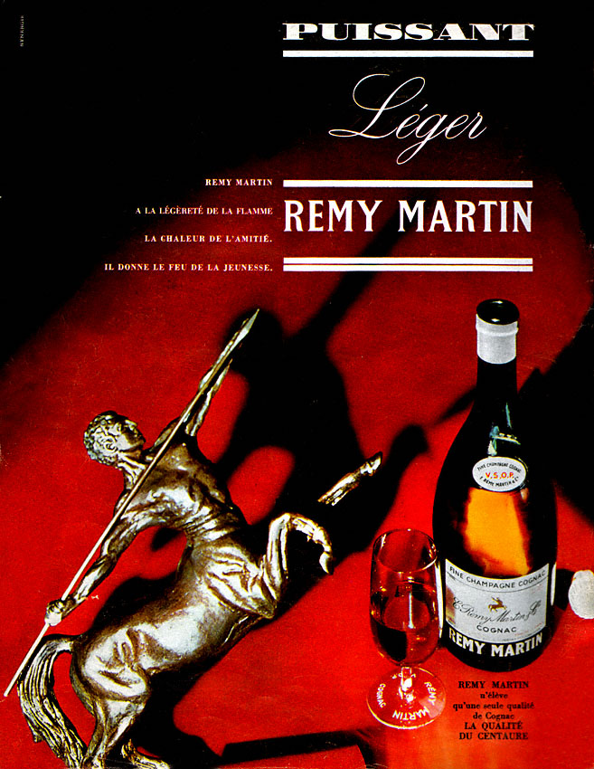 Publicité Remy Martin 1963