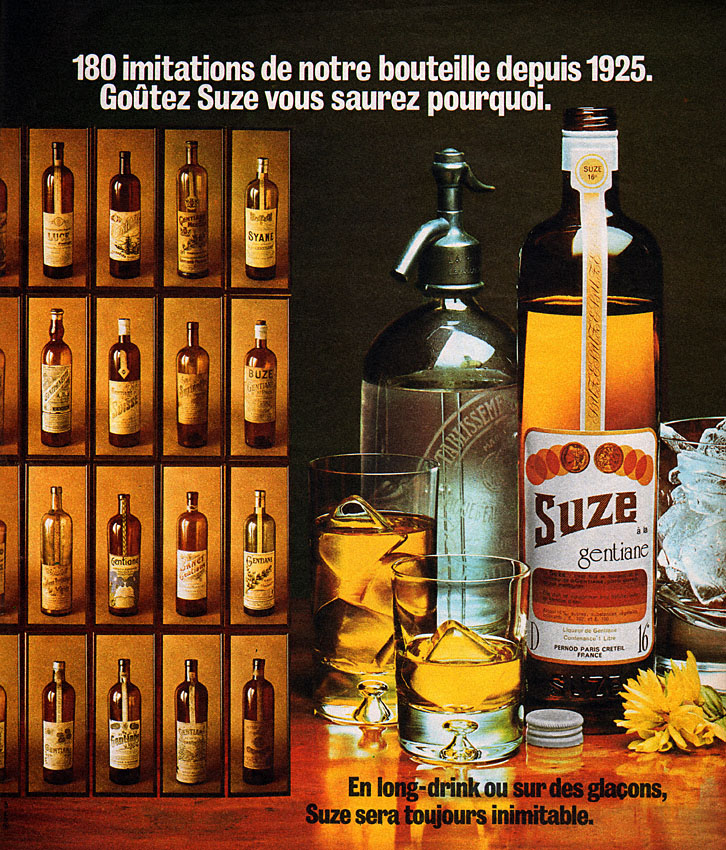 Publicité Suze 1975