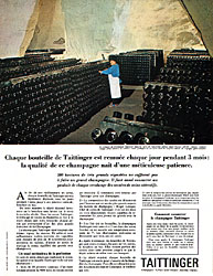 Publicité Taittinger 1965