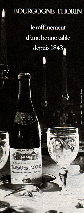Publicité Thorin 1975