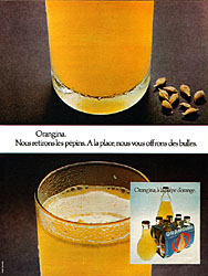 Publicité Orangina 1971