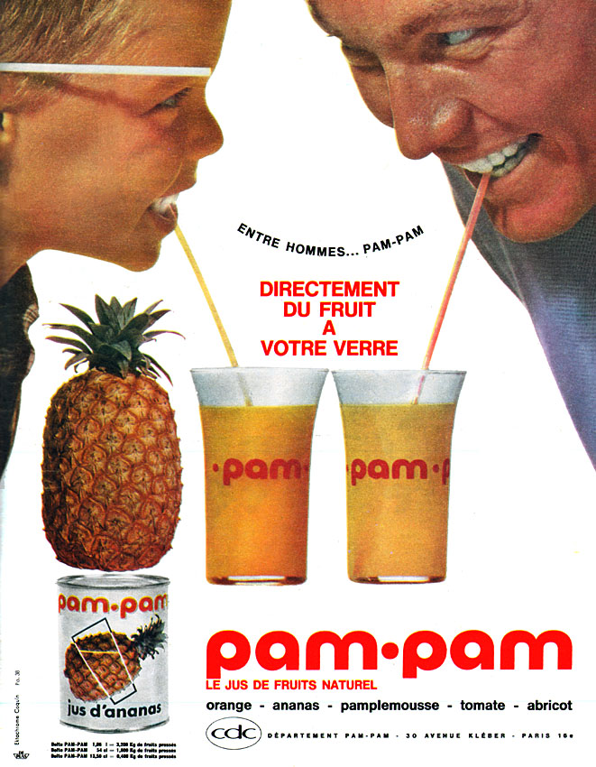 Publicité Pam.Pam 1962