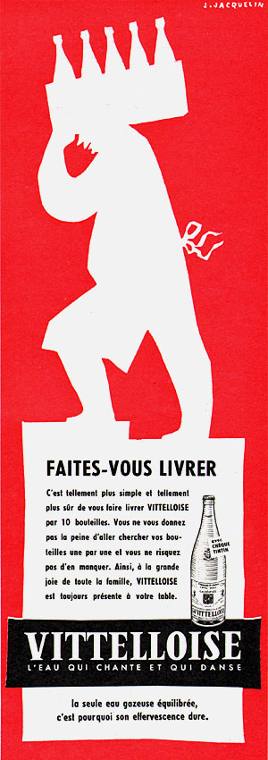 Publicité Vittelloise 1958